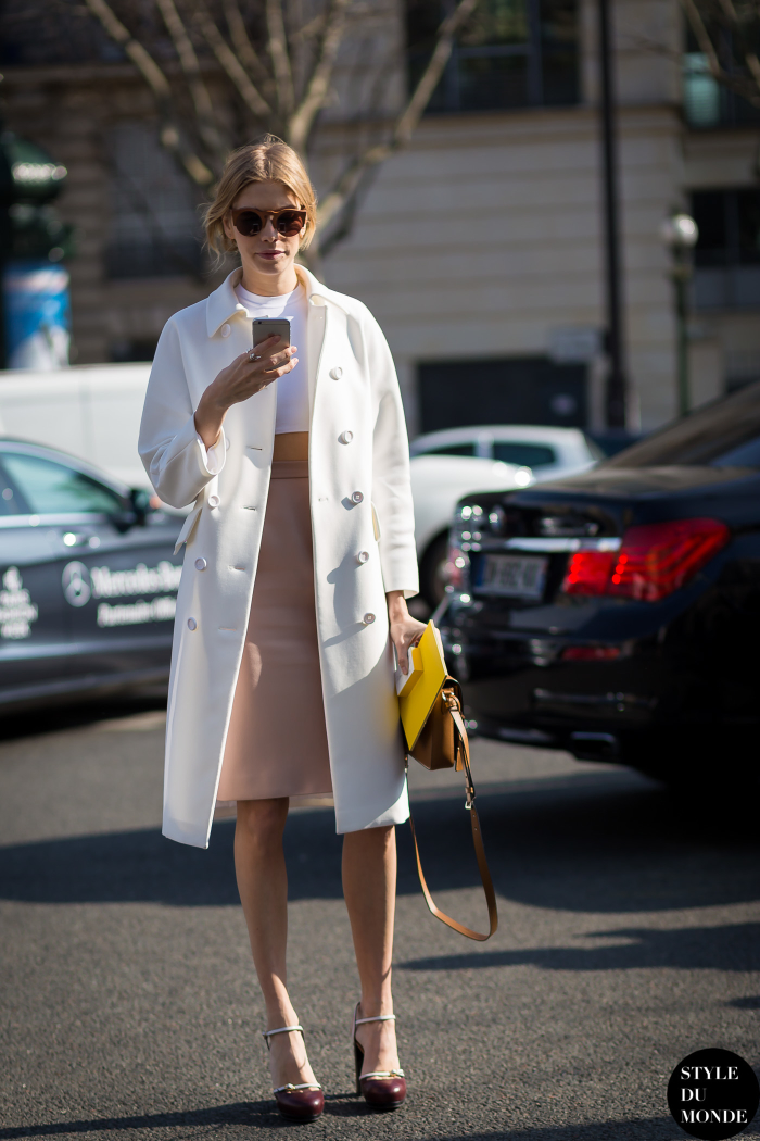 Paris Fashion Week Fw 2015 Street Style Elena Perminova