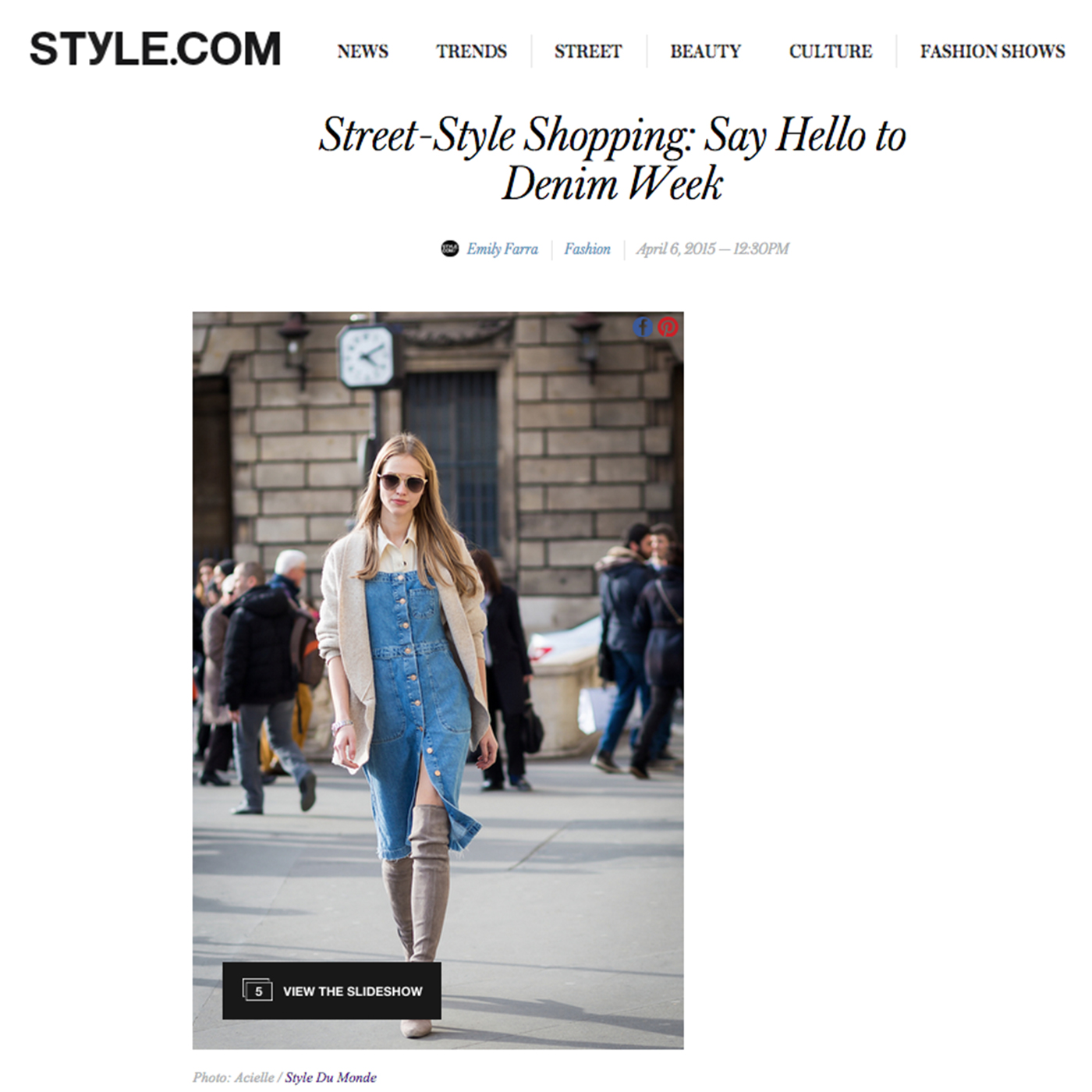 Selected Clients and Publications - STYLE DU MONDE | Street Style ...