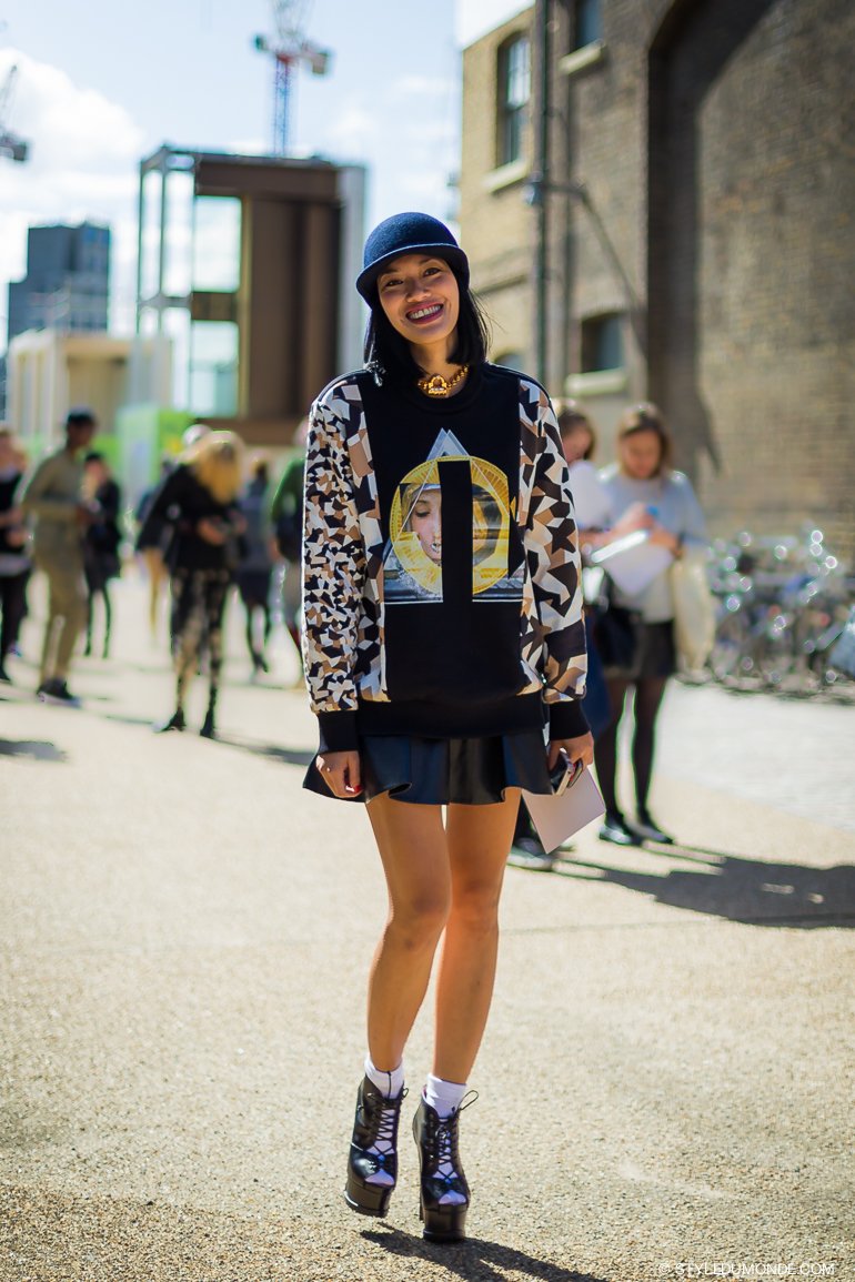 Tiffany Hsu Street Style Street Fashion by STYLEDUMONDE Street Style Fashion