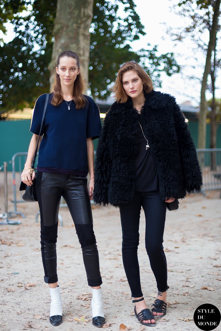 Alana Zimmer & Catherine McNeil Street Style Street Fashion by STYLEDUMONDE Street Style Street Fashion blog