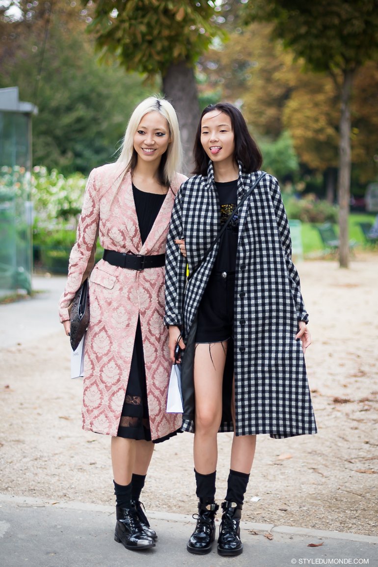 Soo Joo Park & Ju Xiaowen Street Style Street Fashion by STYLEDUMONDE Street Style Street Fashion blog