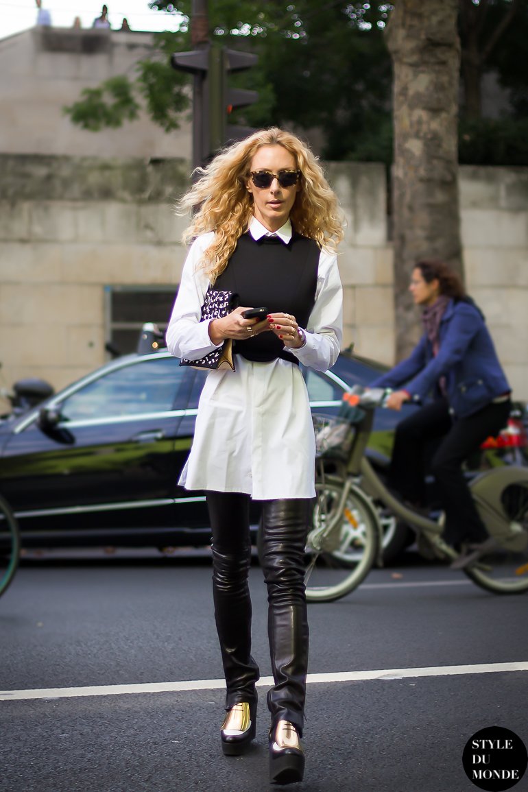 Elina Halimi Street Style Street Fashion by STYLEDUMONDE Street Style Street Fashion blog