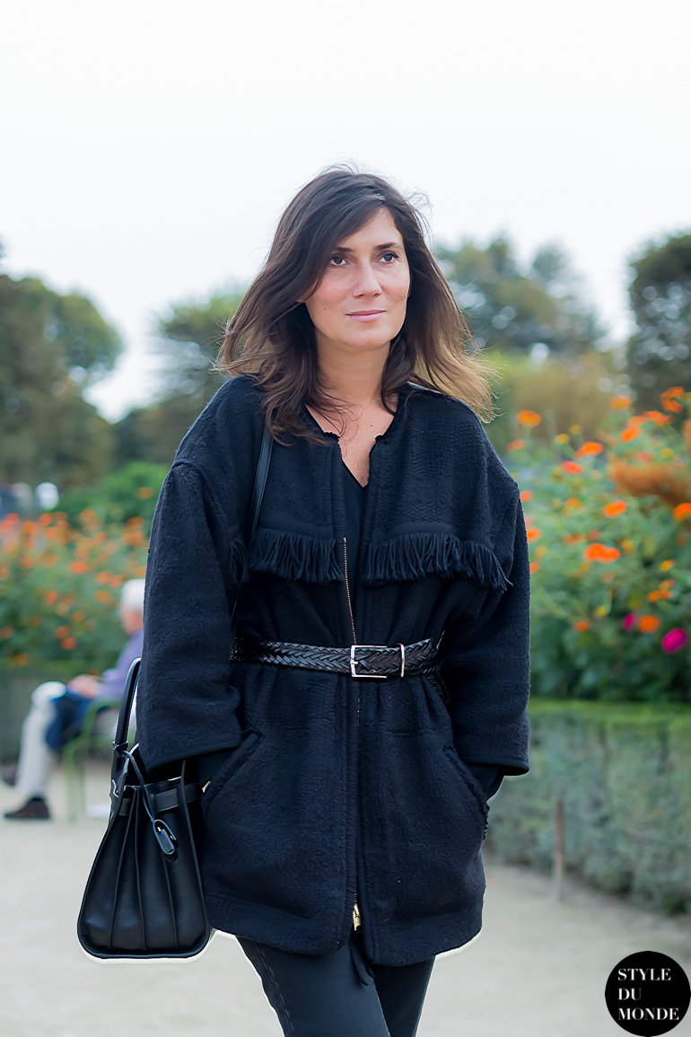 Emmanuelle Alt Street Style Street Fashion by STYLEDUMONDE Street Style Street Fashion blog