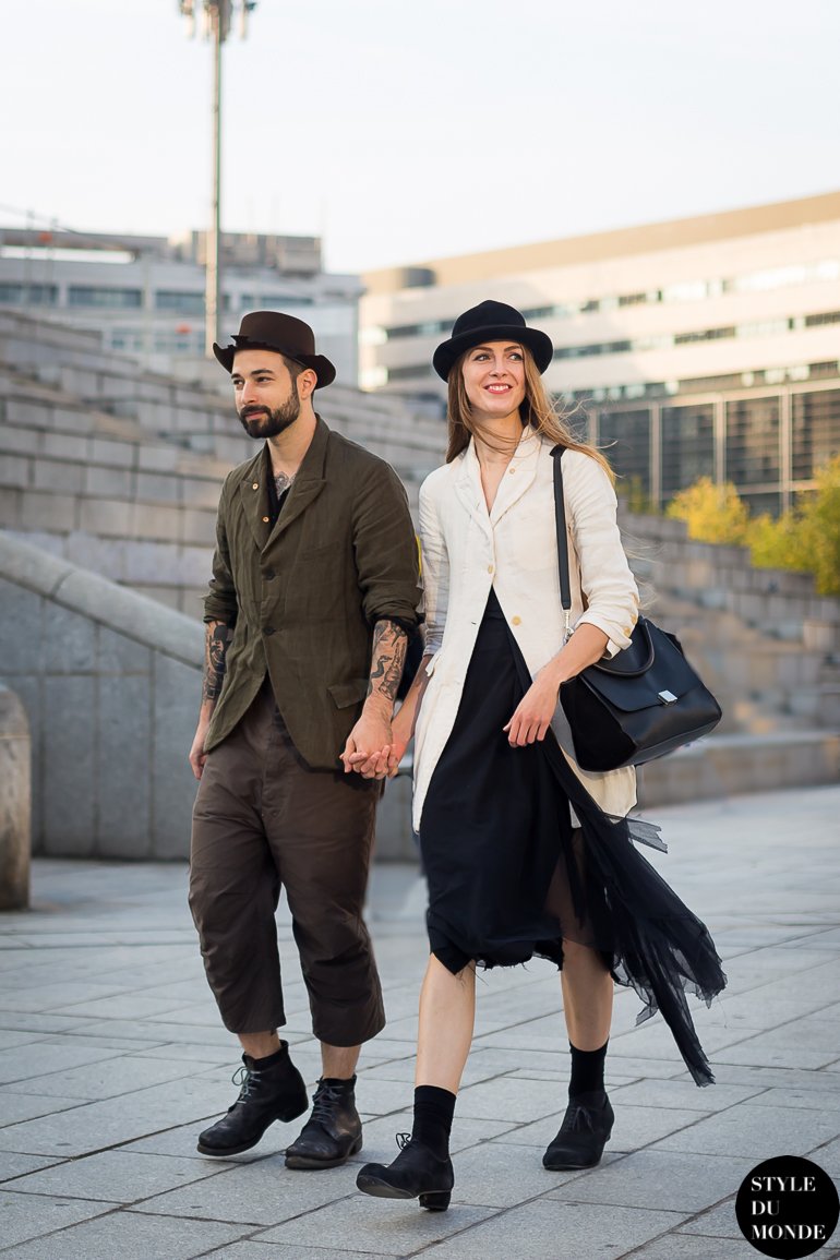 Mike Nouveau & Madison Stephens Street Style Street Fashion by STYLEDUMONDE Street Style Street Fashion blog