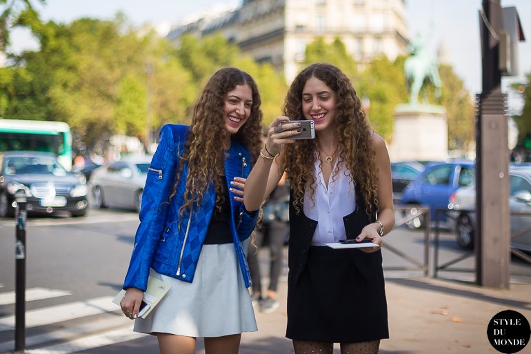 Sama and Haya Abu Khadra Street Style Street Fashion by STYLEDUMONDE Street Style Street Fashion blog