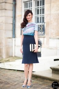 Olga Kurylenko Street Style Street Fashion by STYLEDUMONDE Street Style Fashion Blog