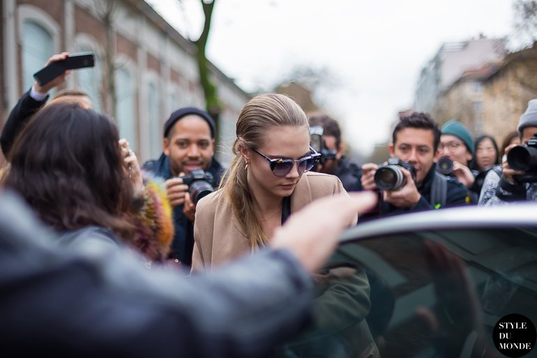 Cara Delevingne Street Style Street Fashion by STYLEDUMONDE Street Style Fashion Blog