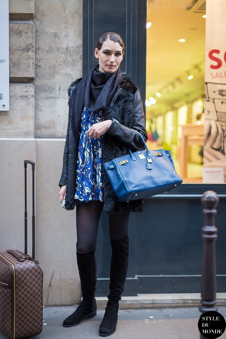 Eugenia Volodina Street Style Street Fashion by STYLEDUMONDE Street Style Fashion Blog