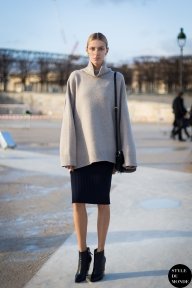 Anja Rubik Street Style Street Fashion by STYLEDUMONDE Street Style Fashion Blog