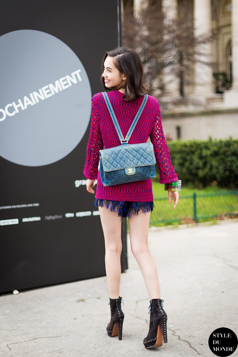 Paris Fashion Week Fw 14 Street Style Kiko Mizuhara 水原 希子 Style Du Monde Street Style Street Fashion Photos