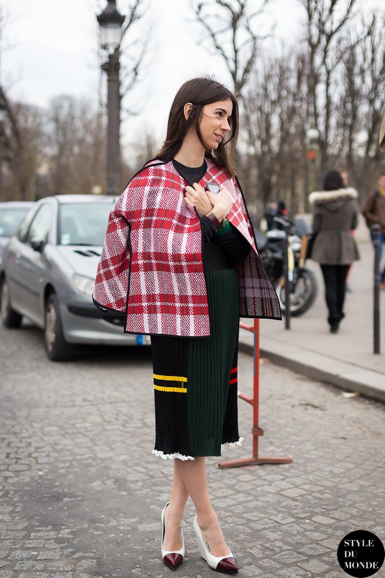 Paris Fashion Week FW 2014 Street Style: Natasha Goldenberg - STYLE DU ...