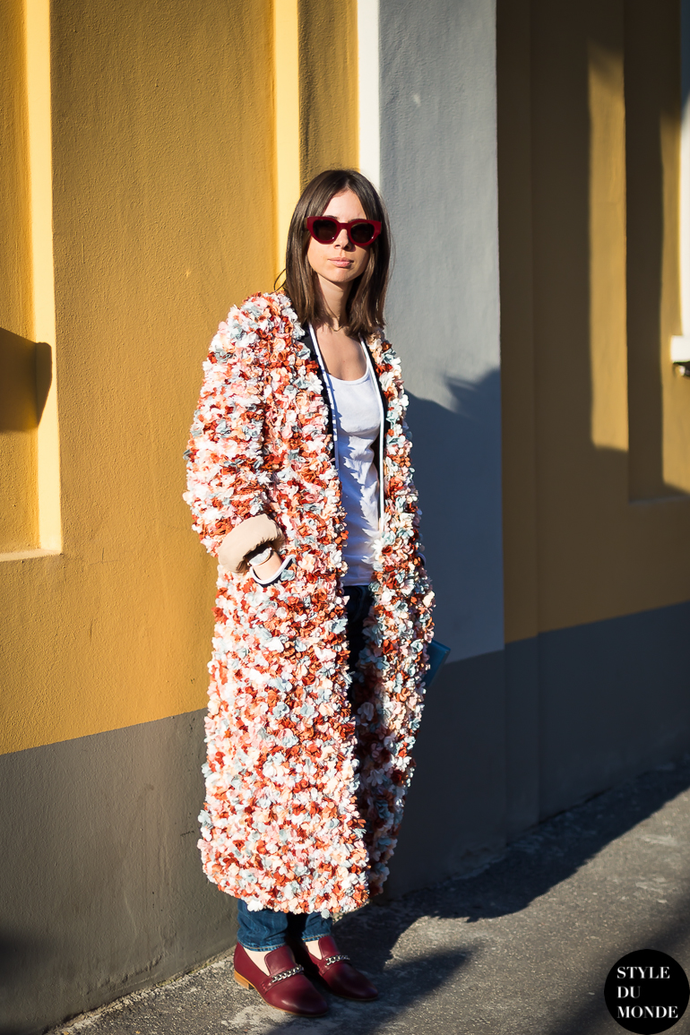 Milan Fashion Week FW 2014 Street Style: Natasha Goldenberg - STYLE DU ...