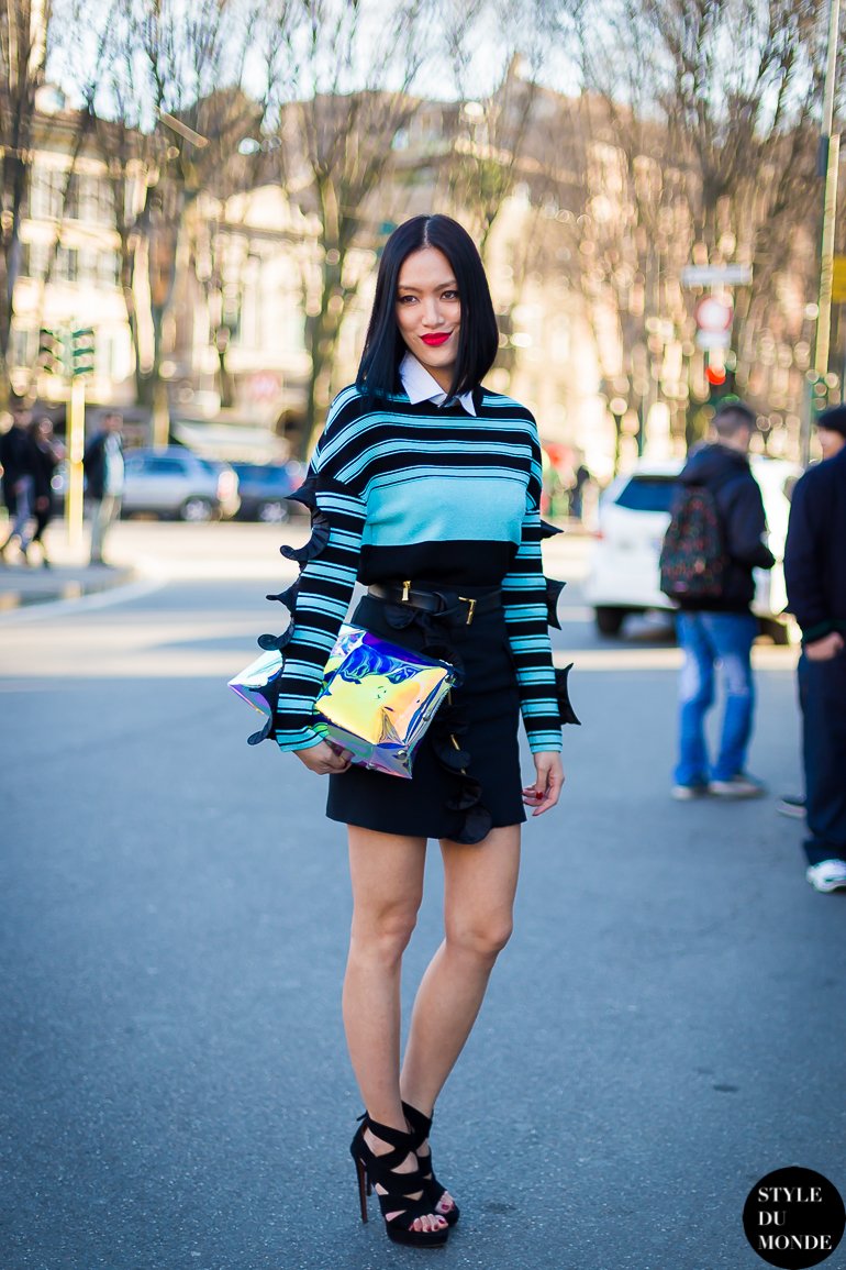 Tiffany Hsu Street Style Street Fashion by STYLEDUMONDE Street Style Fashion Blog