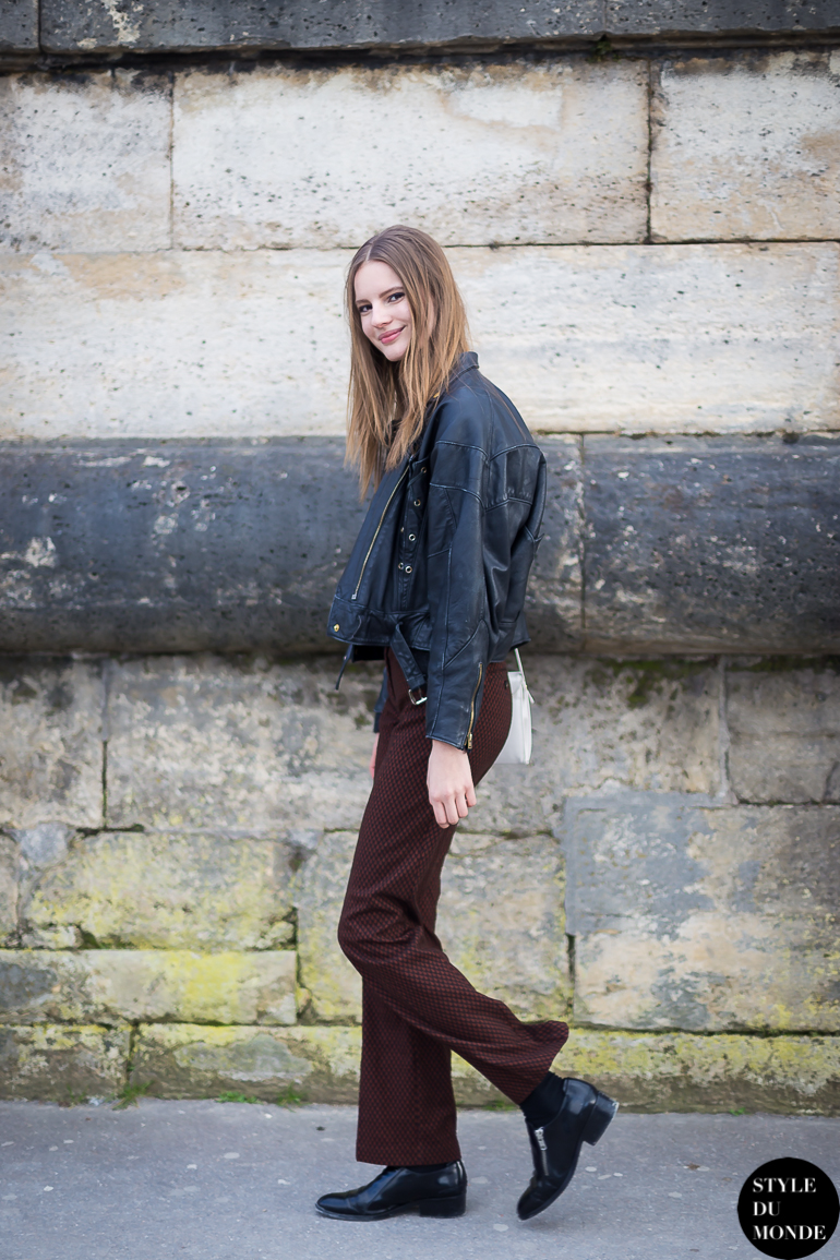 Paris Fashion Week FW 2014 Street Style: Tilda Lindstam - STYLE DU ...