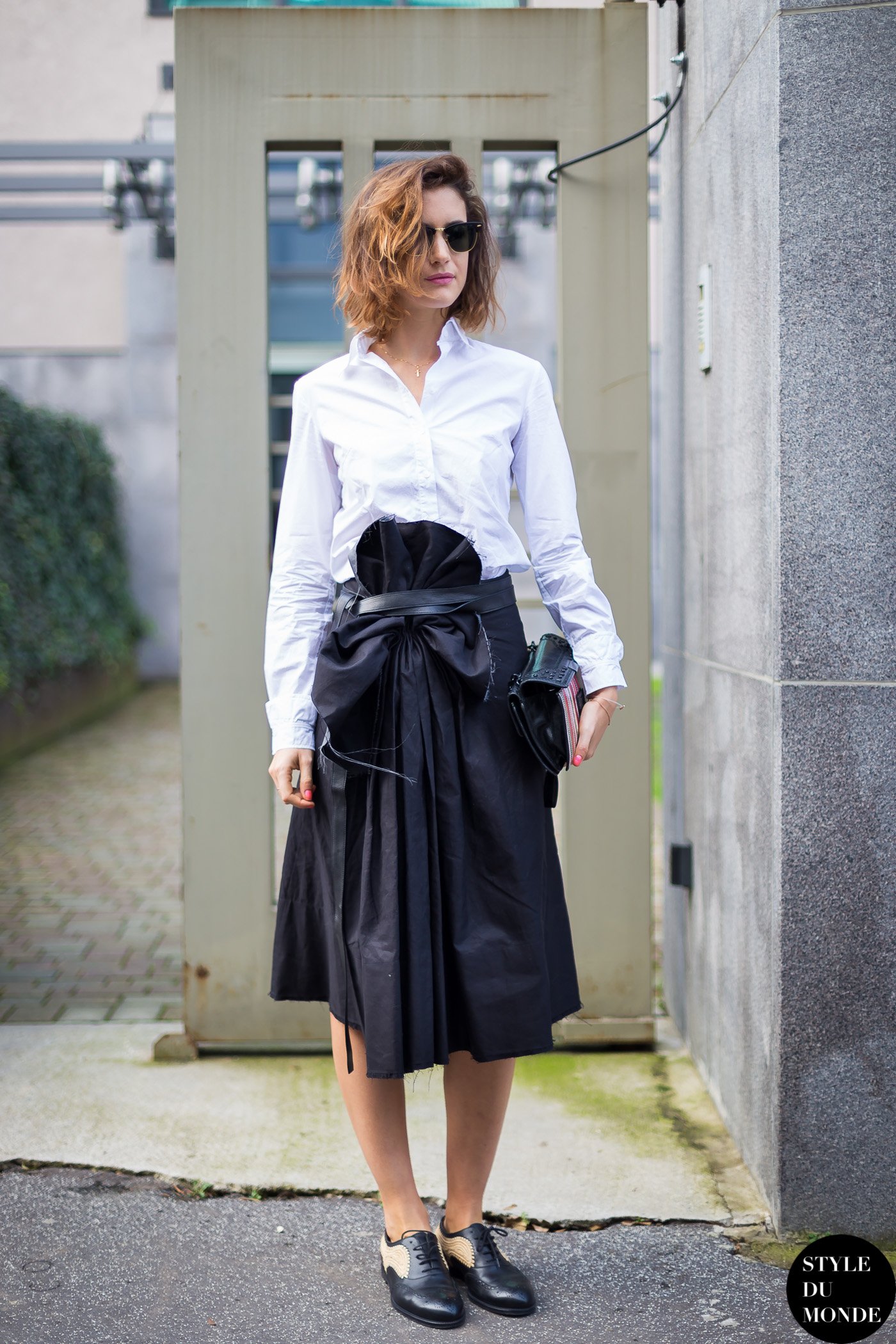 Milan Fashion Week FW 2014 Street Style: After Bottega Veneta - STYLE