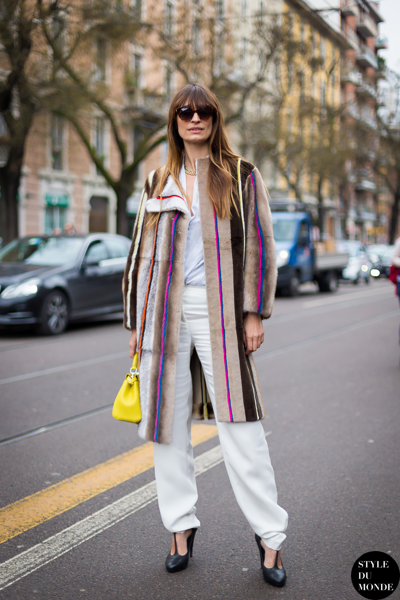 Milan Fashion Week FW 2014 Street Style: Caroline de Maigret - STYLE DU ...