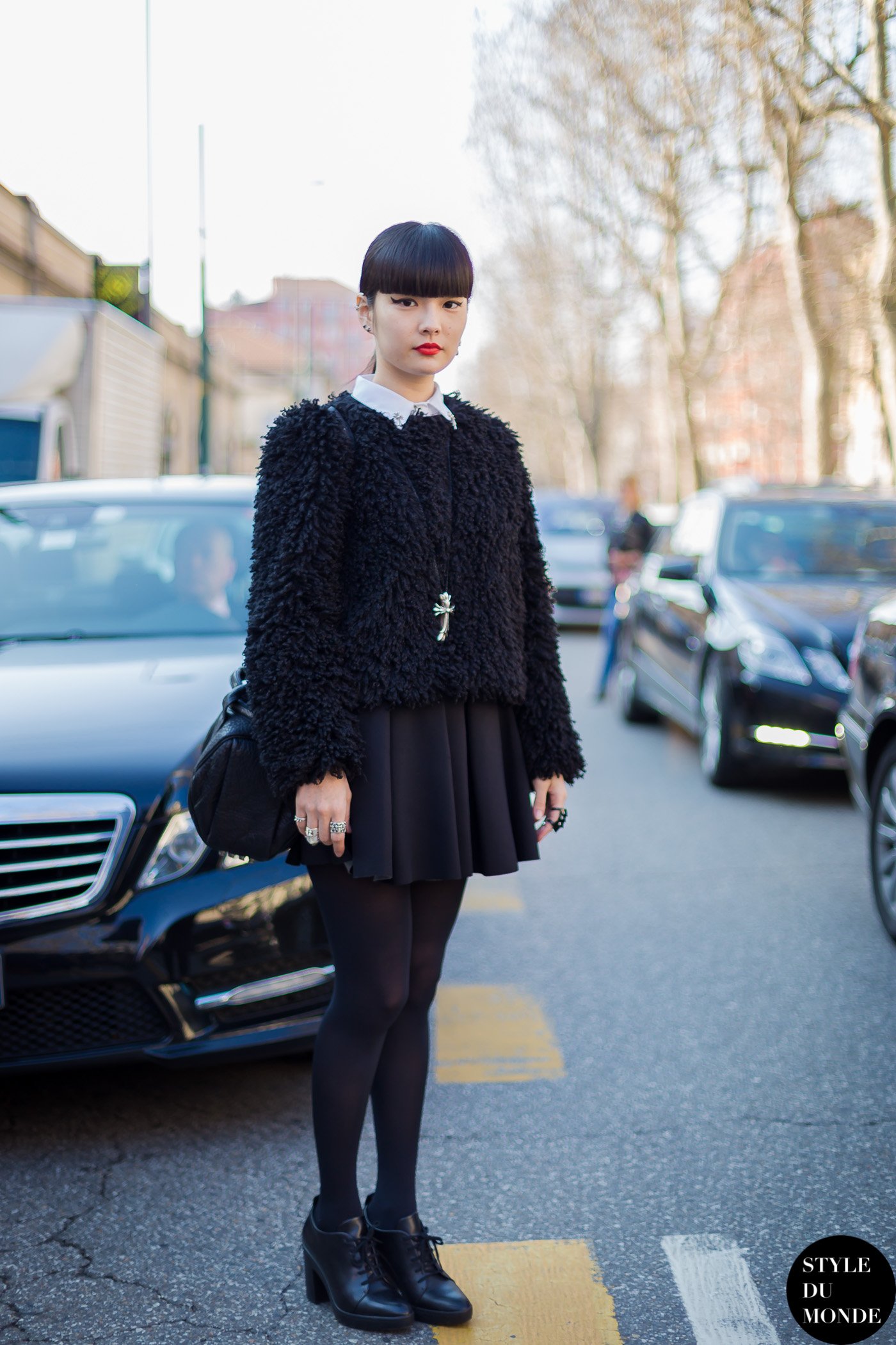 Kozue Akimoto 秋元梢 Street Style Street Fashion by STYLEDUMONDE Street Style Fashion Blog