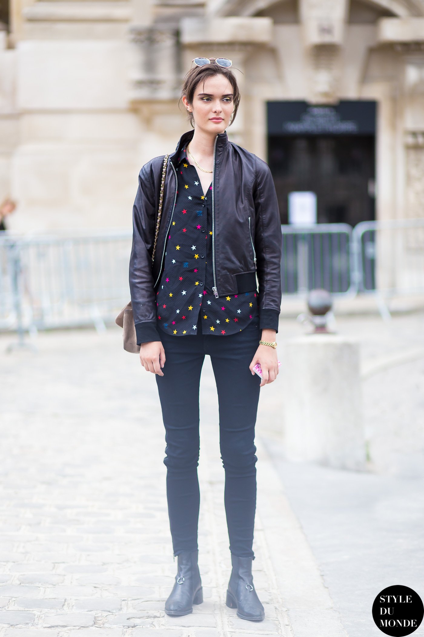 Sam Rollinson Street Style Street Fashion by STYLEDUMONDE Street Style Fashion Blog