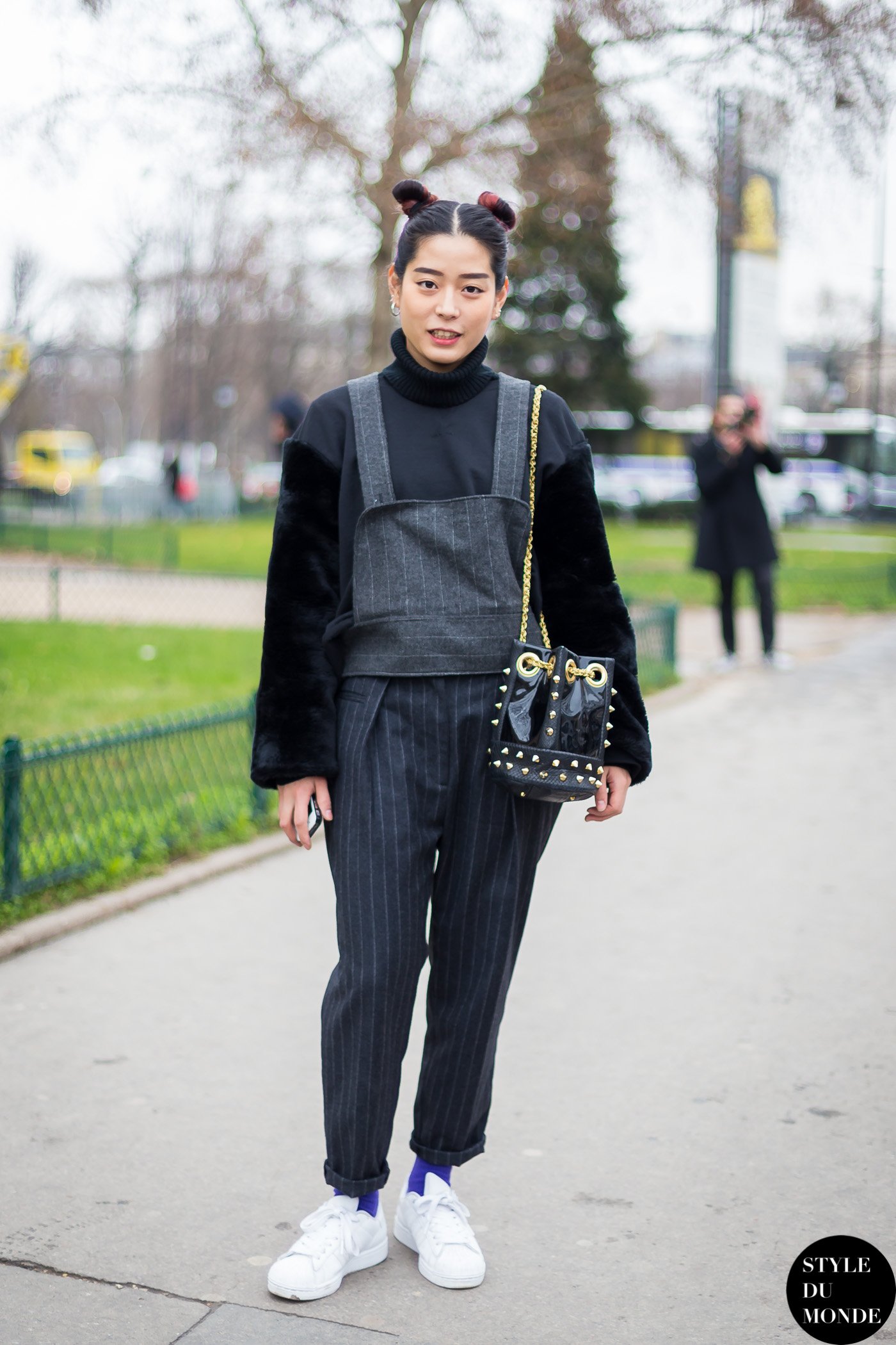 After Chanel Street Style Street Fashion Streetsnaps by STYLEDUMONDE Street Style Fashion Blog