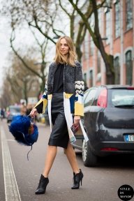 Candela Novembre Street Style Street Fashion Streetsnaps by STYLEDUMONDE Street Style Fashion Blog