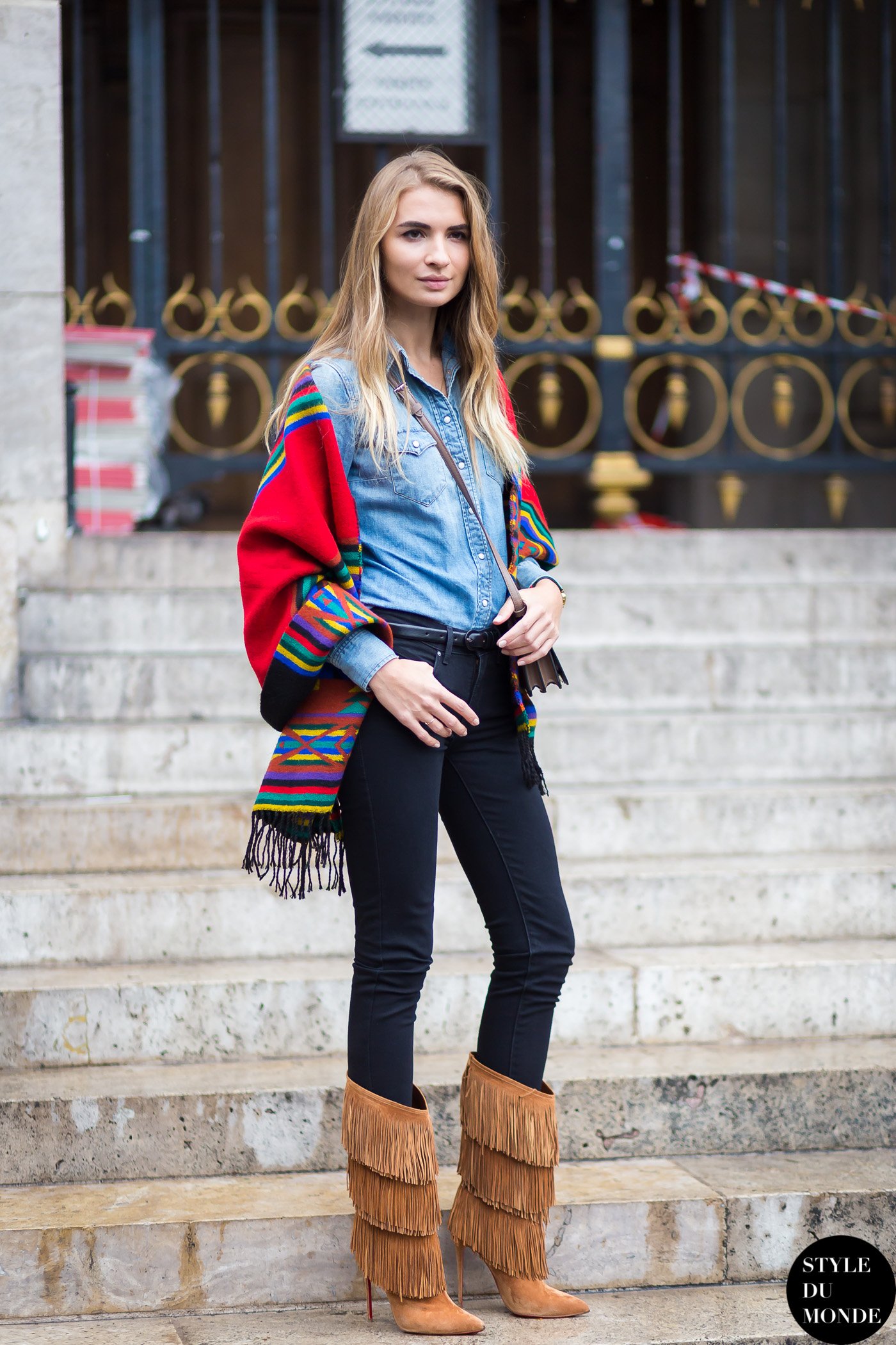 Maria Kolosova Kyklamasha Street Style Street Fashion Streetsnaps by STYLEDUMONDE Street Style Fashion Blog