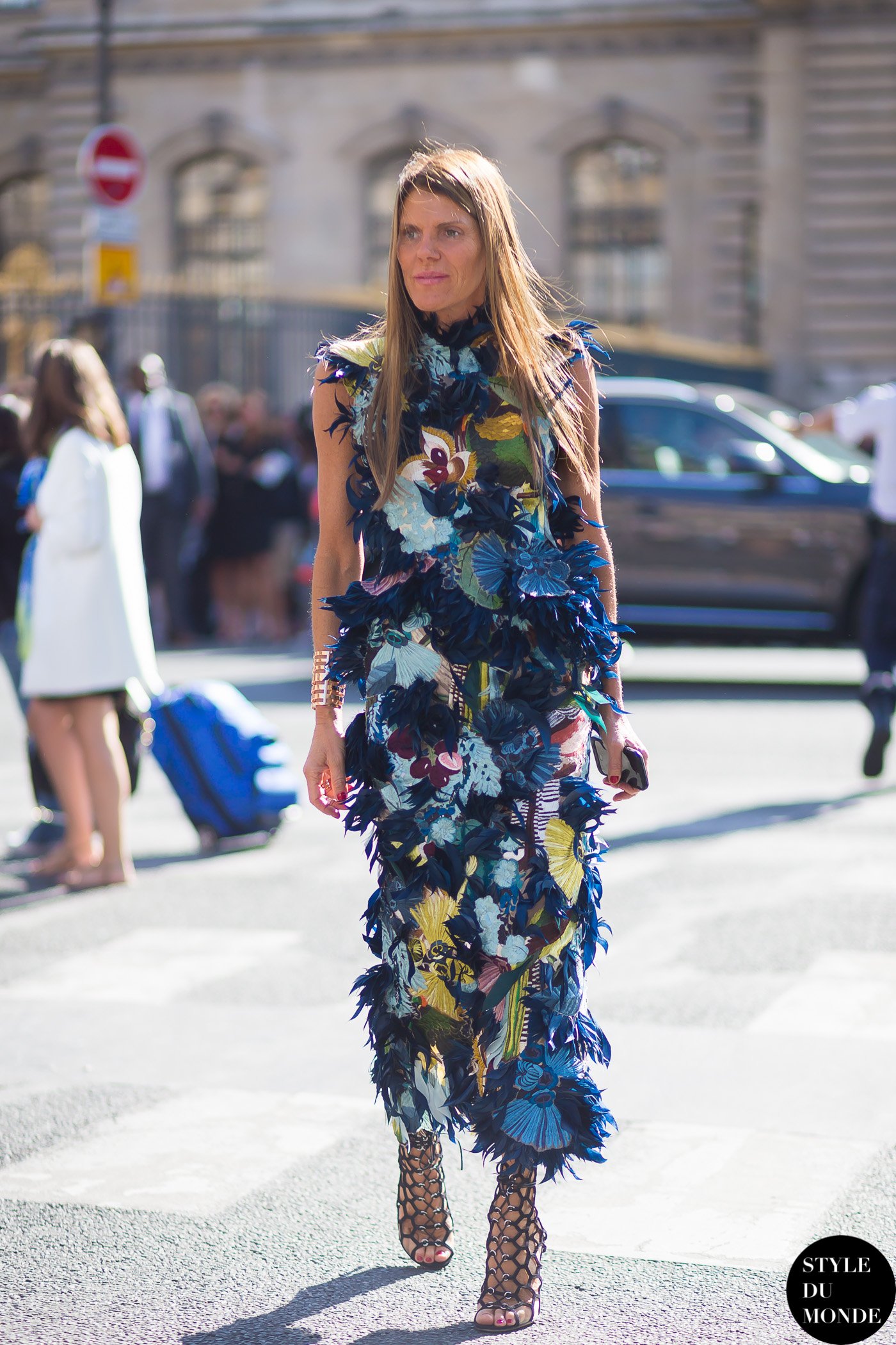 Anna Dello Russo Street Style Street Fashion Streetsnaps by STYLEDUMONDE Street Style Fashion Blog