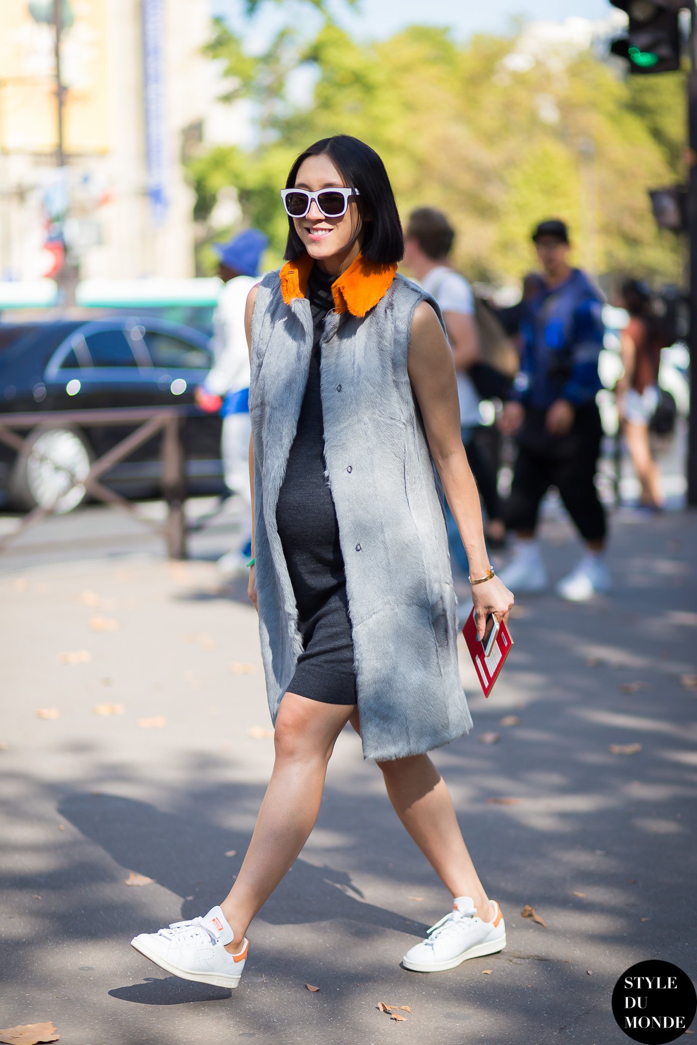 Eva Chen Street Style Street Fashion Streetsnaps by STYLEDUMONDE Street Style Fashion Blog