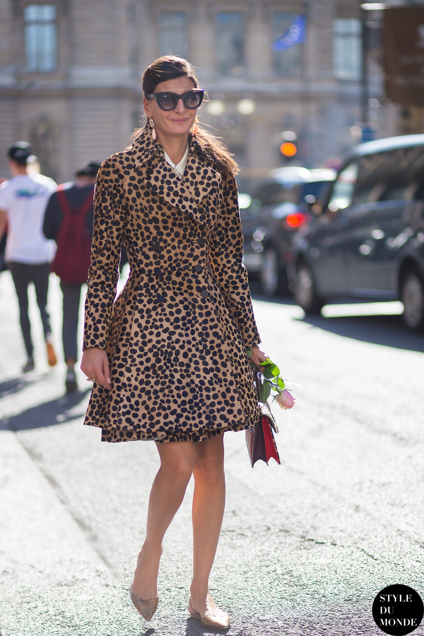 Giovanna Battaglia Street Style Street Fashion Streetsnaps by STYLEDUMONDE Street Style Fashion Blog