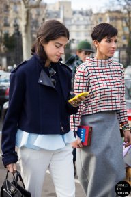 Leandra Medine Man Repeller and Princess Deena Aljuhani Abdulaziz Street Style Street Fashion Streetsnaps by STYLEDUMONDE Street Style Fashion Blog
