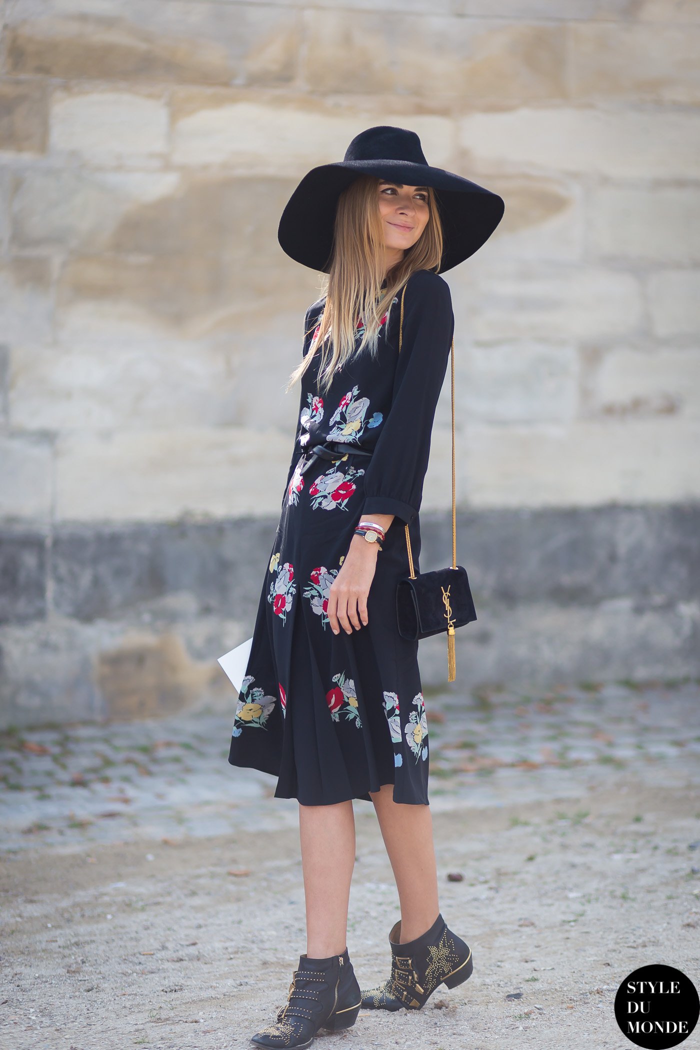 Maria Kolosova Street Style Street Fashion Streetsnaps by STYLEDUMONDE Street Style Fashion Blog