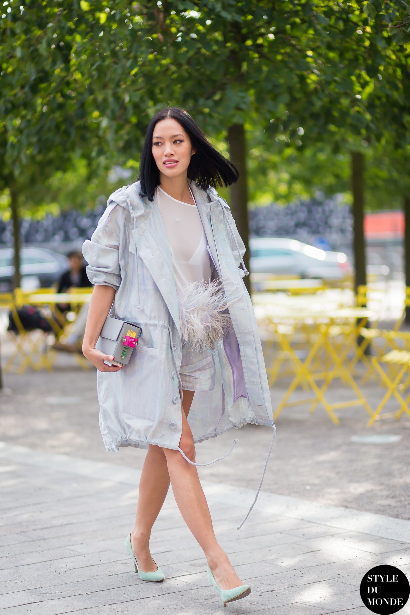 Tiffany Hsu Street Style Street Fashion Streetsnaps by STYLEDUMONDE Street Style Fashion Blog