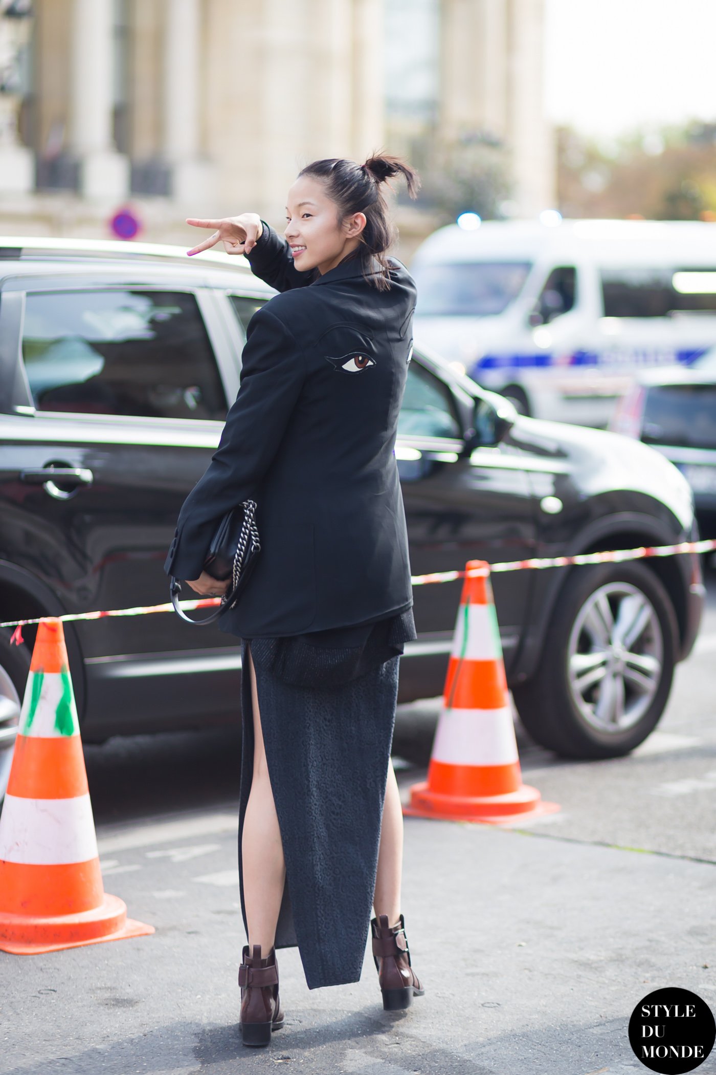 Xiao Wen Ju Street Style Street Fashion Streetsnaps by STYLEDUMONDE Street Style Fashion Blog