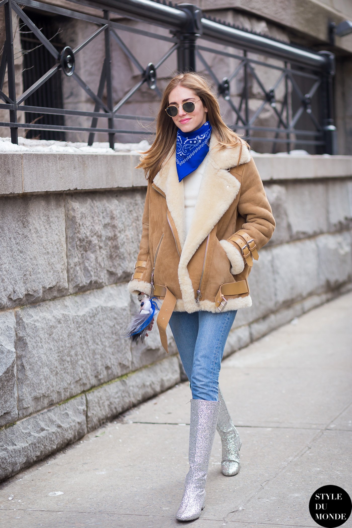 Chiara Ferragni The Blonde Salad Street Style Street Fashion Streetsnaps by STYLEDUMONDE Street Style Fashion Blog