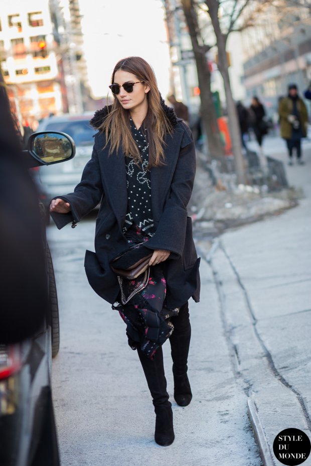 Lily Aldridge - STYLE DU MONDE | Street Style Street Fashion Photos