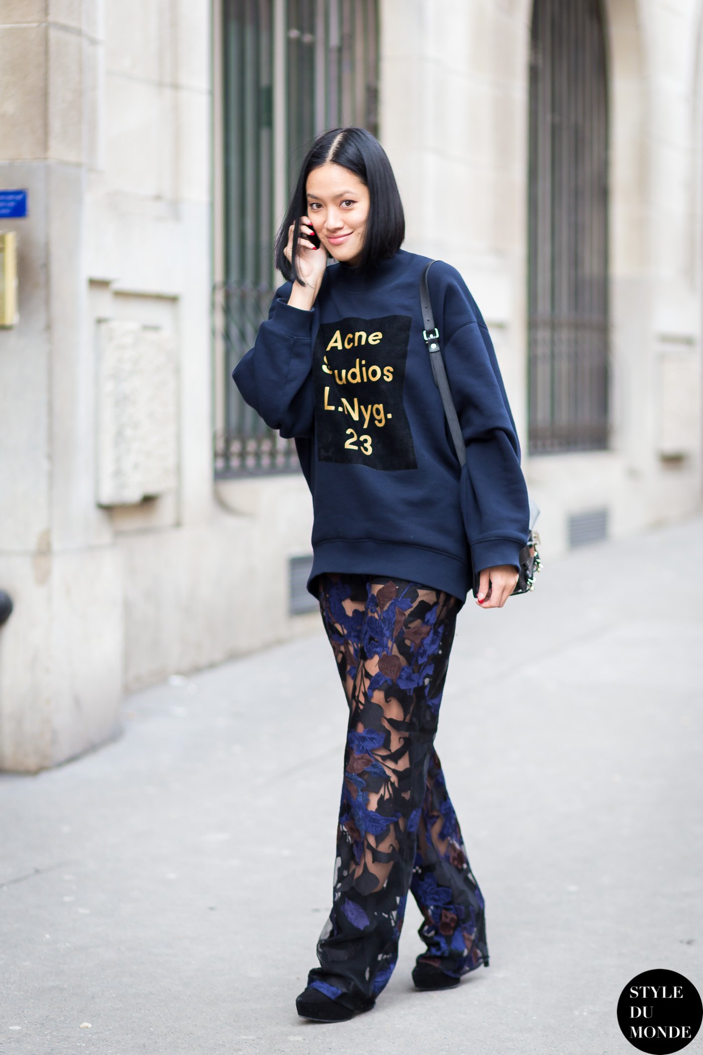 Tiffany Hsu Street Style Street Fashion Streetsnaps by STYLEDUMONDE Street Style Fashion Blog