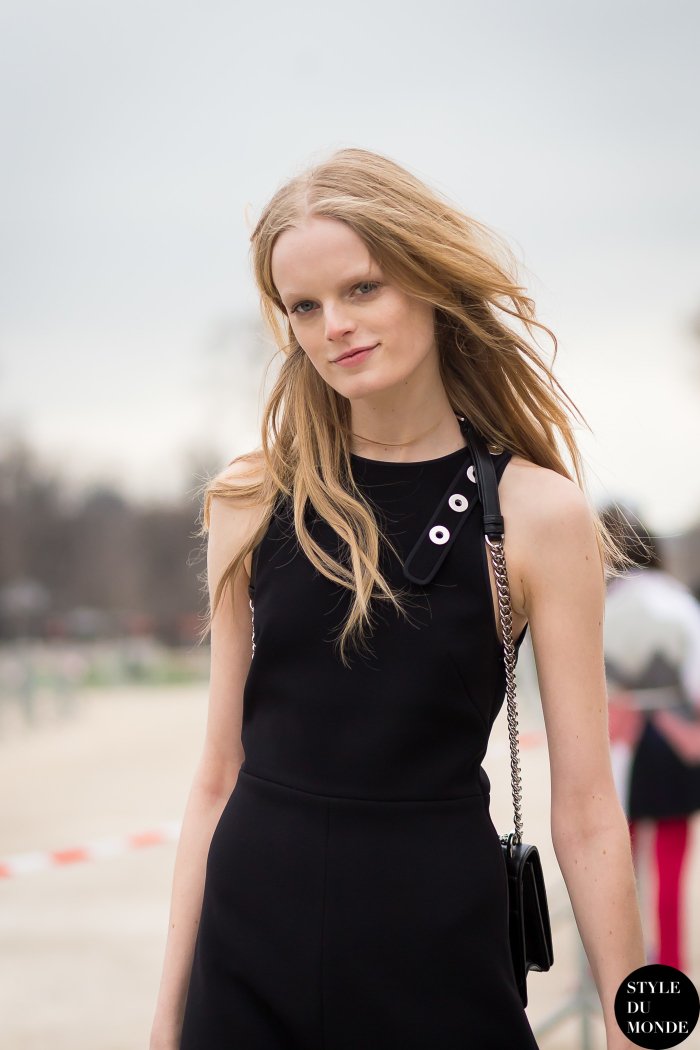 Hanne Gaby Odiele Street Style Street Fashion Streetsnaps by STYLEDUMONDE Street Style Fashion Blog