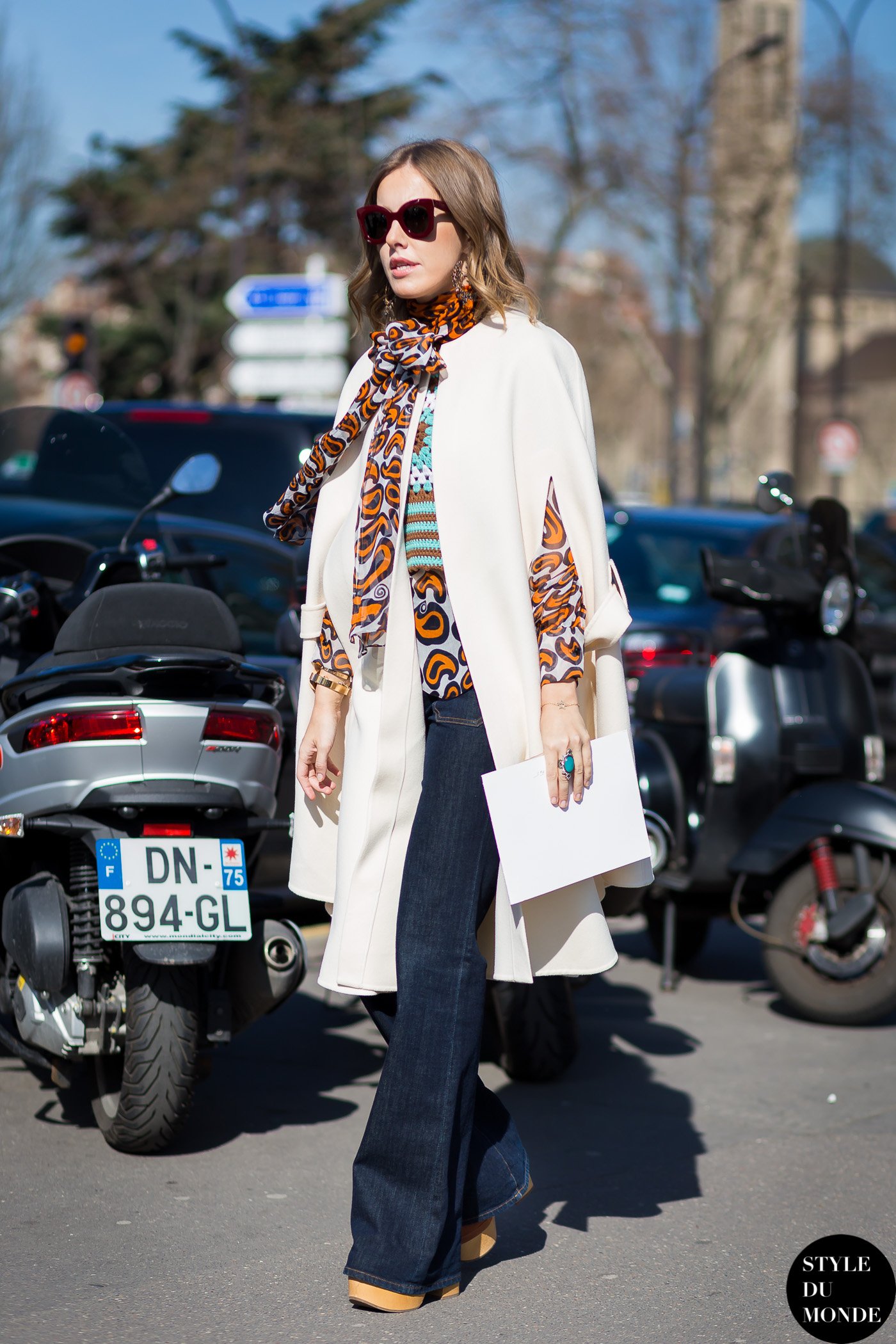 Kseniya Sobchak Street Style Street Fashion Streetsnaps by STYLEDUMONDE Street Style Fashion Blog