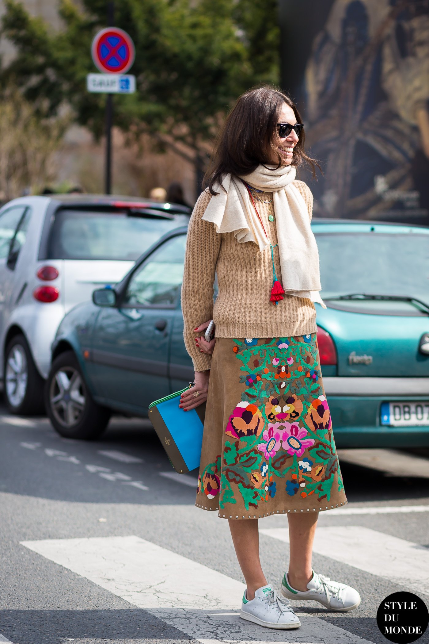 Viviana Volpicella Street Style Street Fashion Streetsnaps by STYLEDUMONDE Street Style Fashion Blog