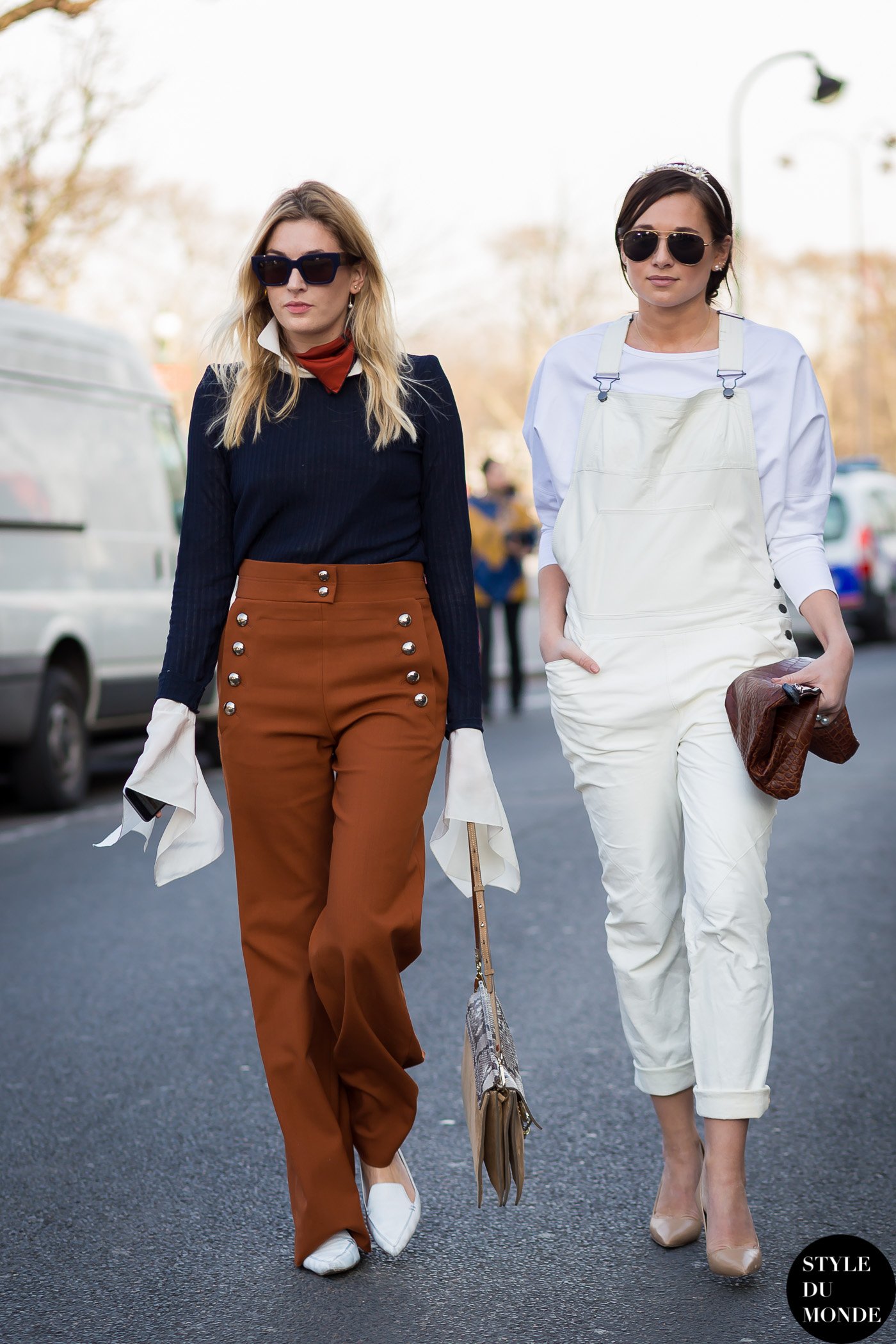 Camille Charrière and Danielle Bernstein Camille Over the Rainbow and WeWoreWhat Street Style Street Fashion Streetsnaps by STYLEDUMONDE Street Style Fashion Blog