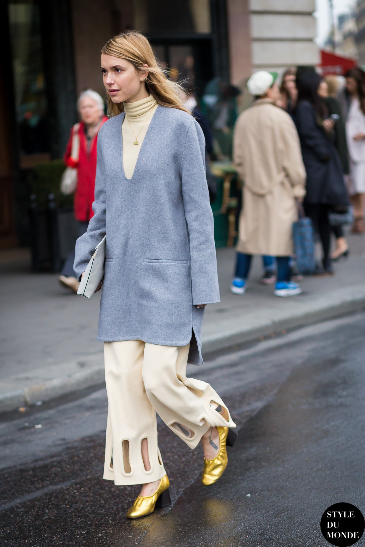 Pernille Teisbaek Look de Pernille Street Style Street Fashion Streetsnaps by STYLEDUMONDE Street Style Fashion Blog