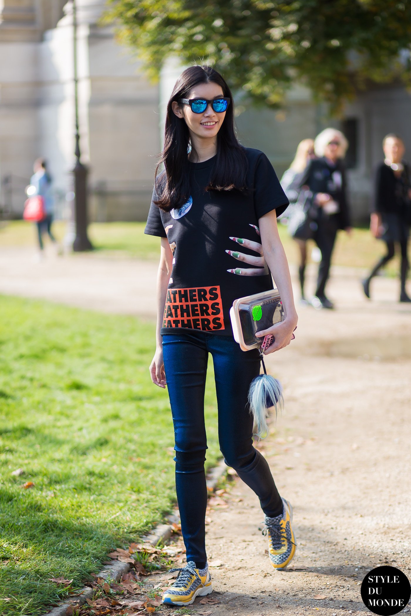 Ming Xi Street Style Street Fashion Streetsnaps by STYLEDUMONDE Street Style Fashion Photography