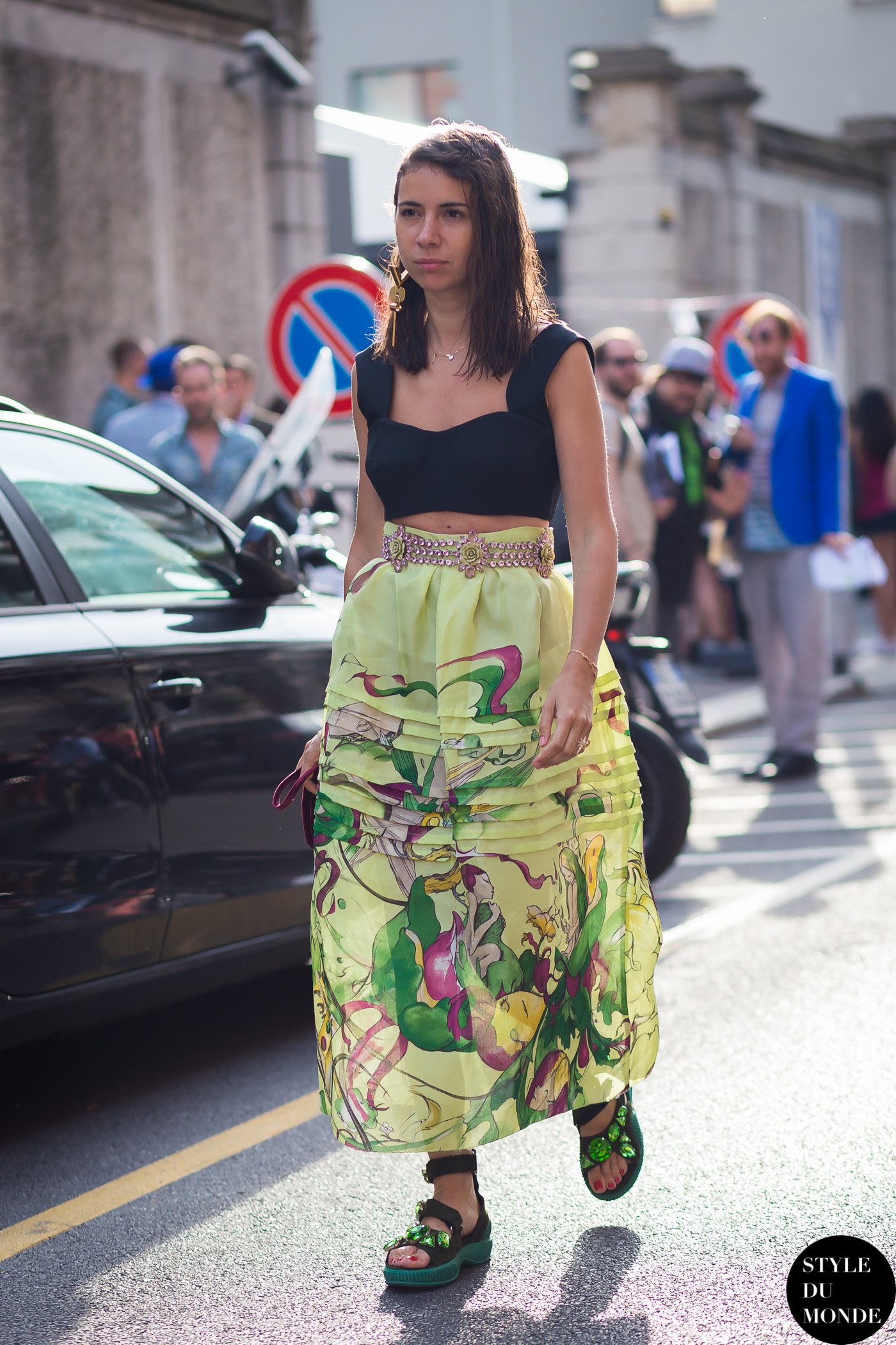 Natasha Goldenberg Street Style Street Fashion Streetsnaps by STYLEDUMONDE Street Style Fashion Photography