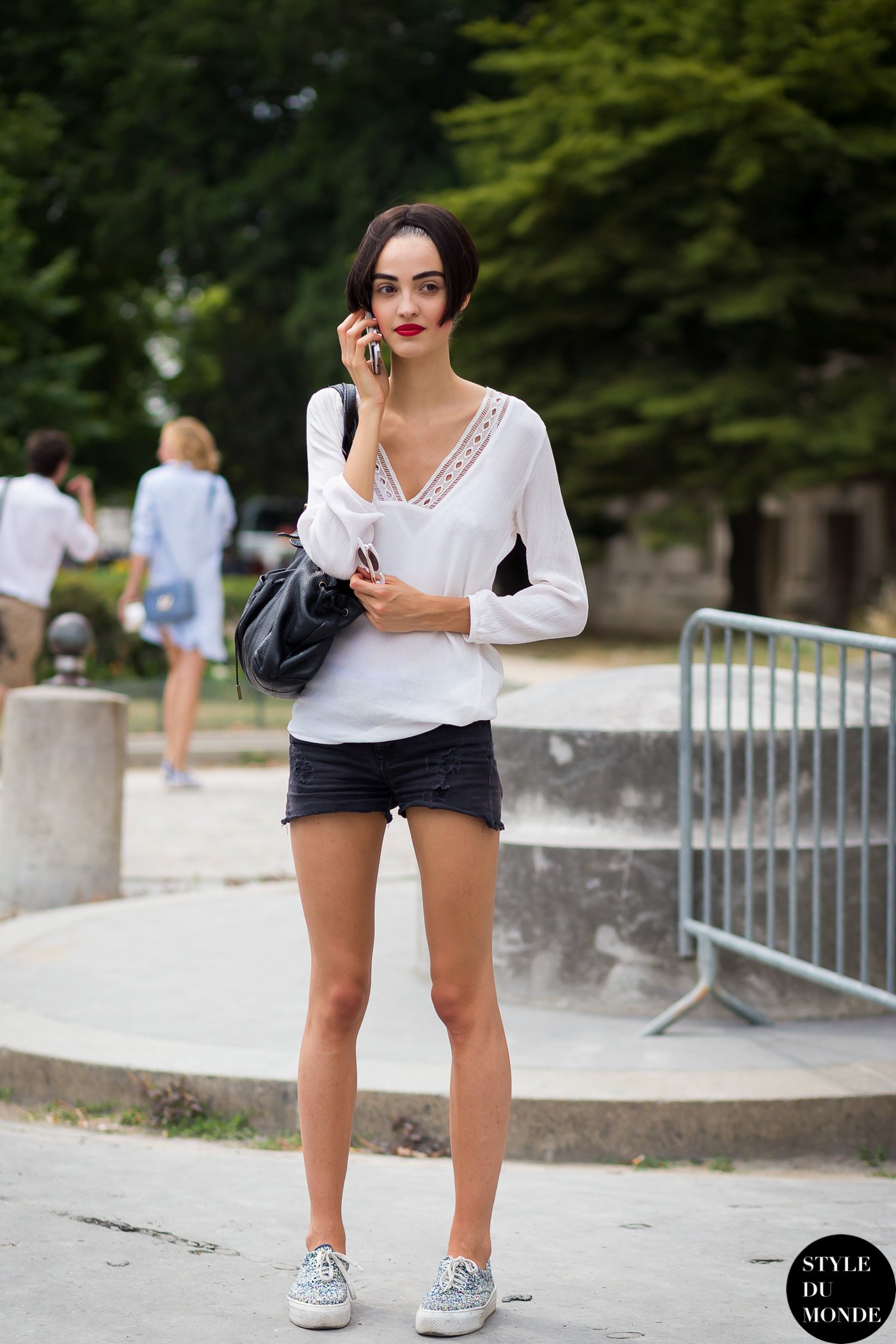 Camille Hurel Street Style Street Fashion Streetsnaps by STYLEDUMONDE Street Style Fashion Photography