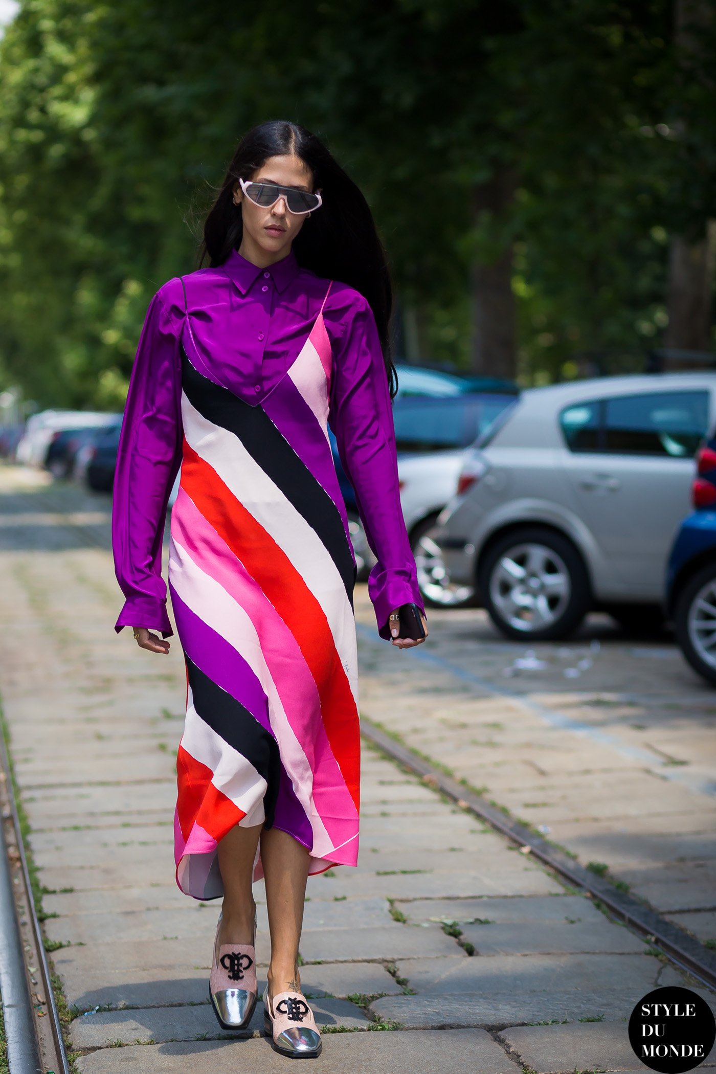 Gilda Ambrosio Street Style Street Fashion Streetsnaps by STYLEDUMONDE Street Style Fashion Photography