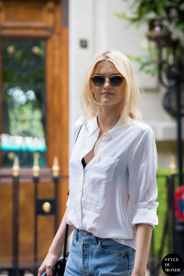 Haute Couture Fall 2015 Street Style: Lily Donaldson - STYLE DU MONDE ...