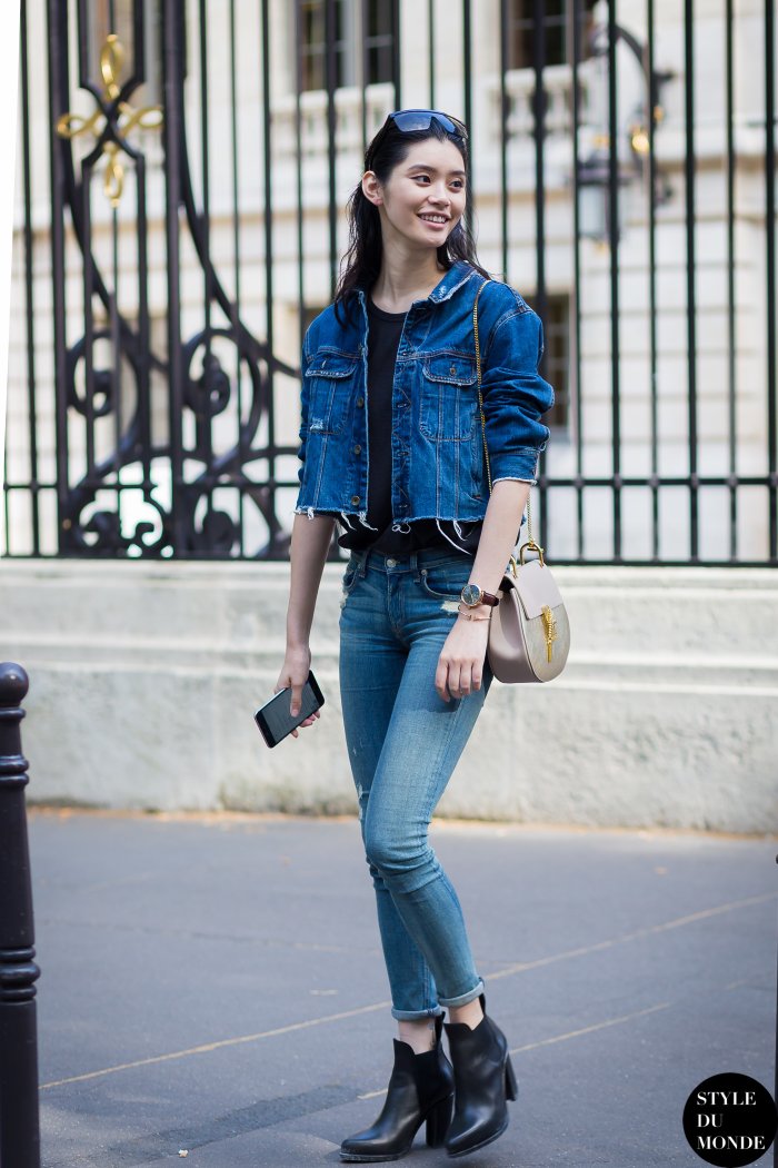 Ming Xi Street Style Street Fashion Streetsnaps by STYLEDUMONDE Street Style Fashion Photography