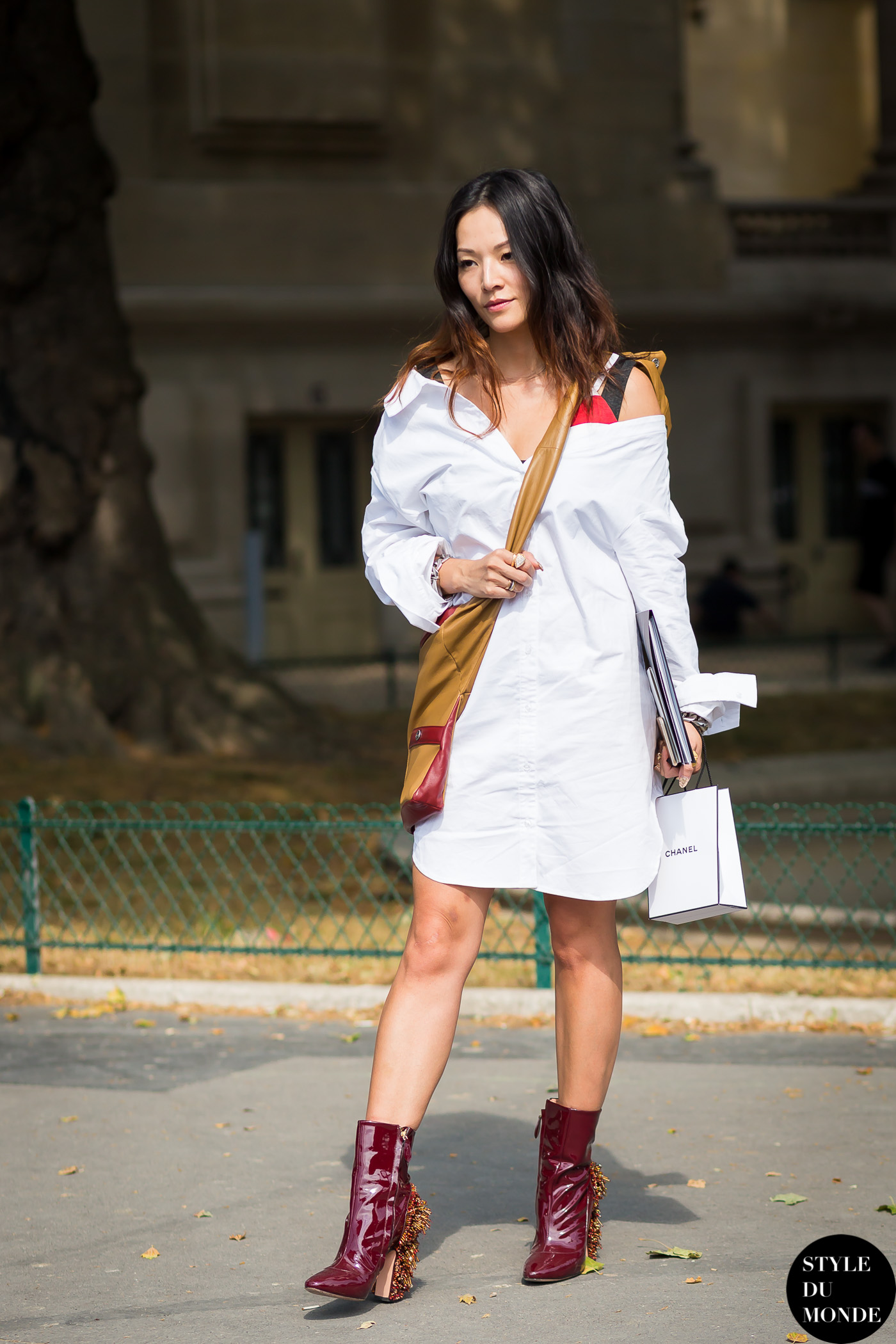 Haute Couture Fall 2015 Street Style: Tina Leung - STYLE DU MONDE ...