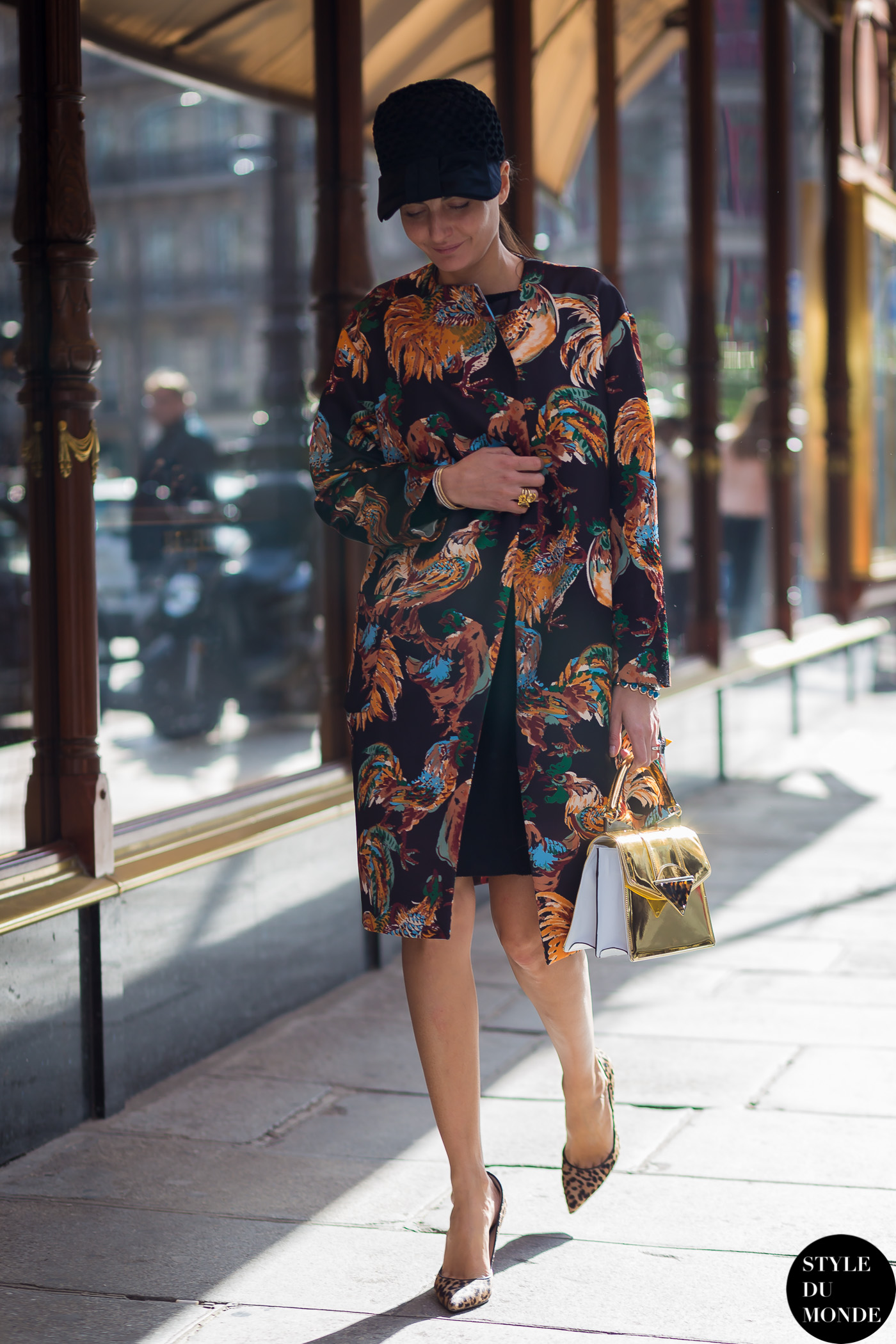 Paris Fashion Week FW 2015 Street Style: Giovanna Battaglia - STYLE DU ...