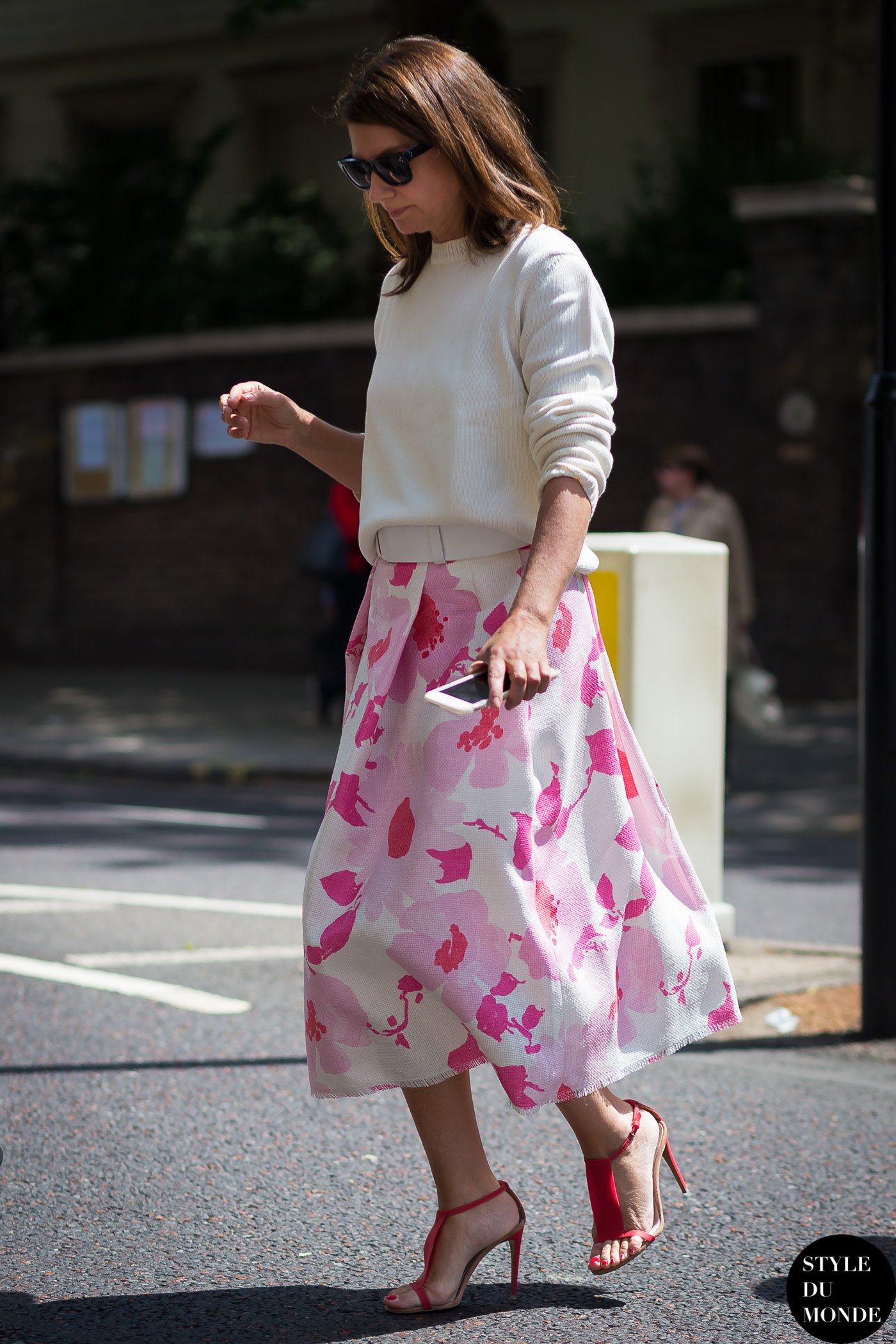 Natalie Massenet Street Style Street Fashion Streetsnaps by STYLEDUMONDE Street Style Fashion Photography