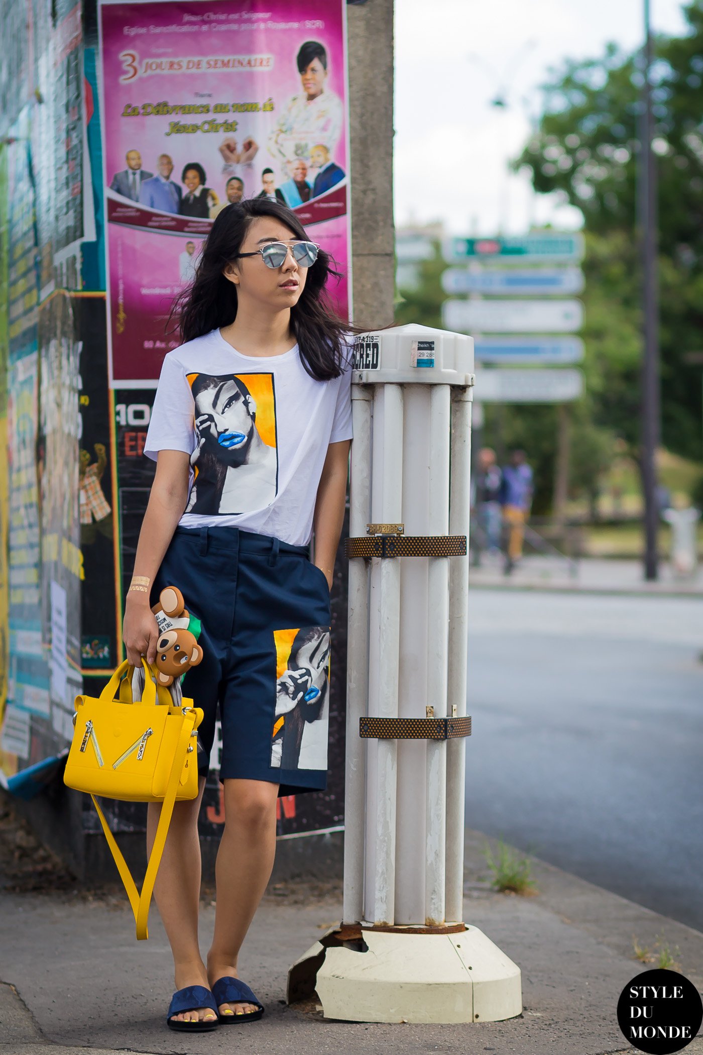 Yuwei Zhangzou YuYu Street Style Street Fashion Streetsnaps by STYLEDUMONDE Street Style Fashion Photography